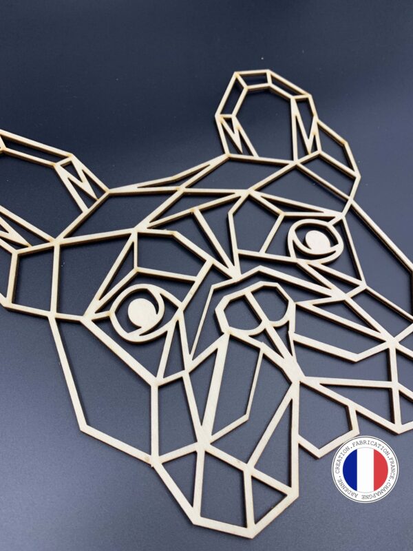 bouledogue tete de chien personnalisable