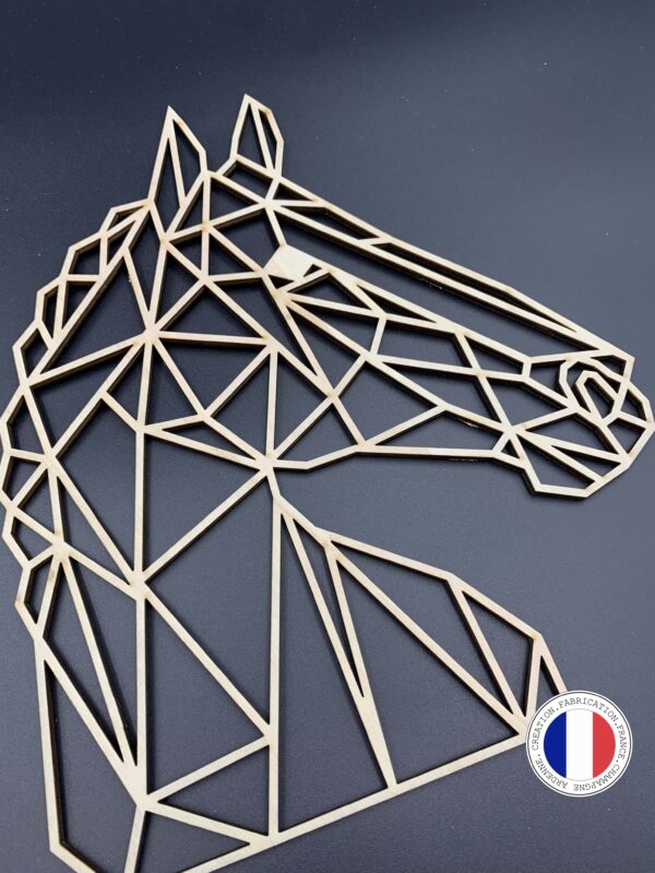 tete de cheval trophee design bois