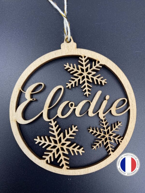 boule de noel personnalisée prénom