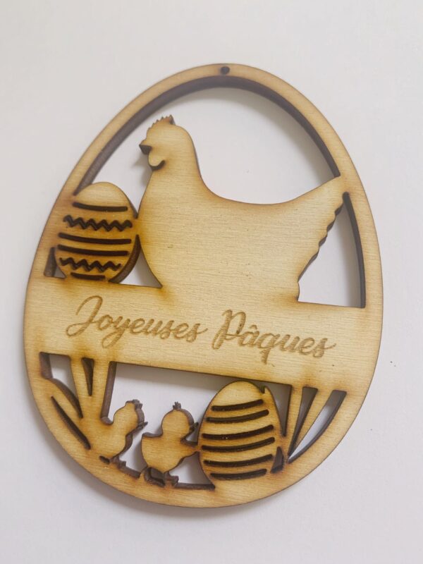 oeufs de pâques poule personnlise