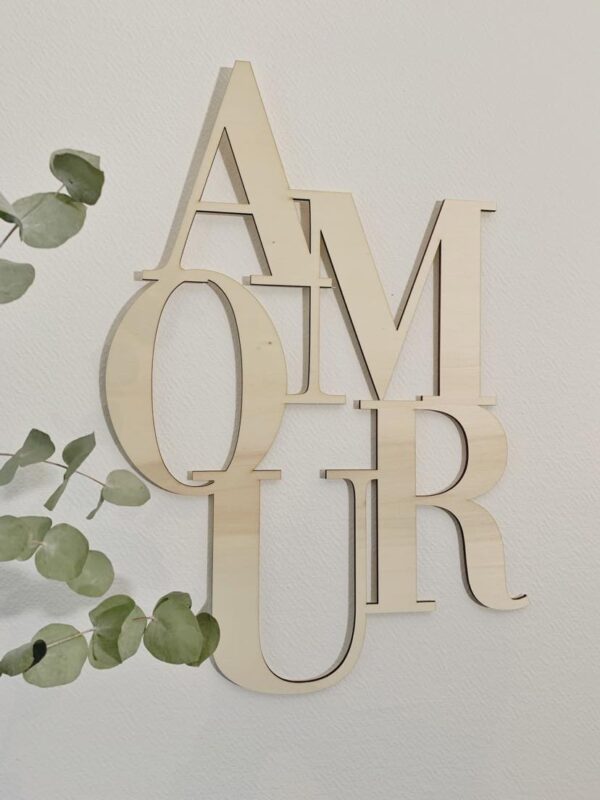 Amour decoration murale tableaux design