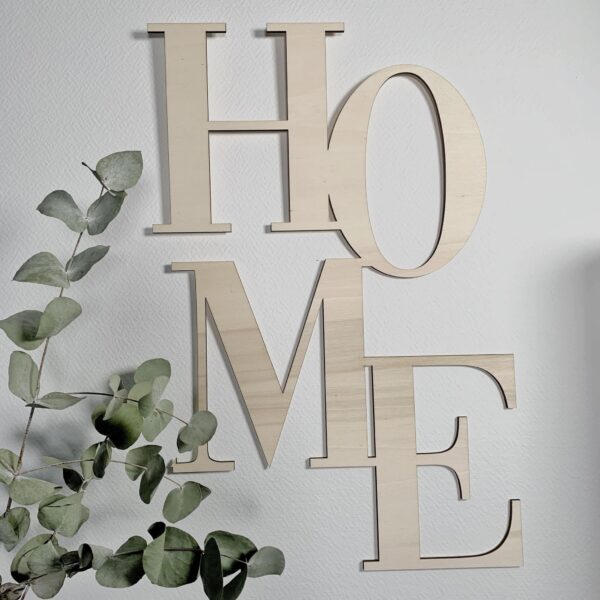 tableau "home "XL design en bois