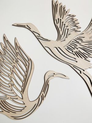 Déco murale Duo hérons