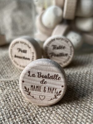 Bouchons personnalisés bouteille
