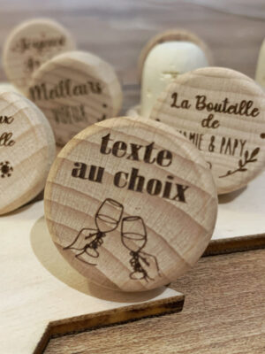 Bouchon de vin personnalsable