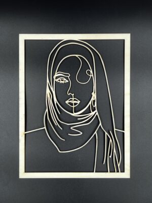 Tableau minimaliste musulmane Muslima