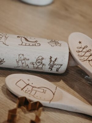 cuillere bois sapin noel