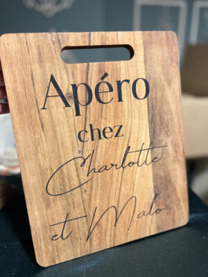 Planche apéro personnalisable